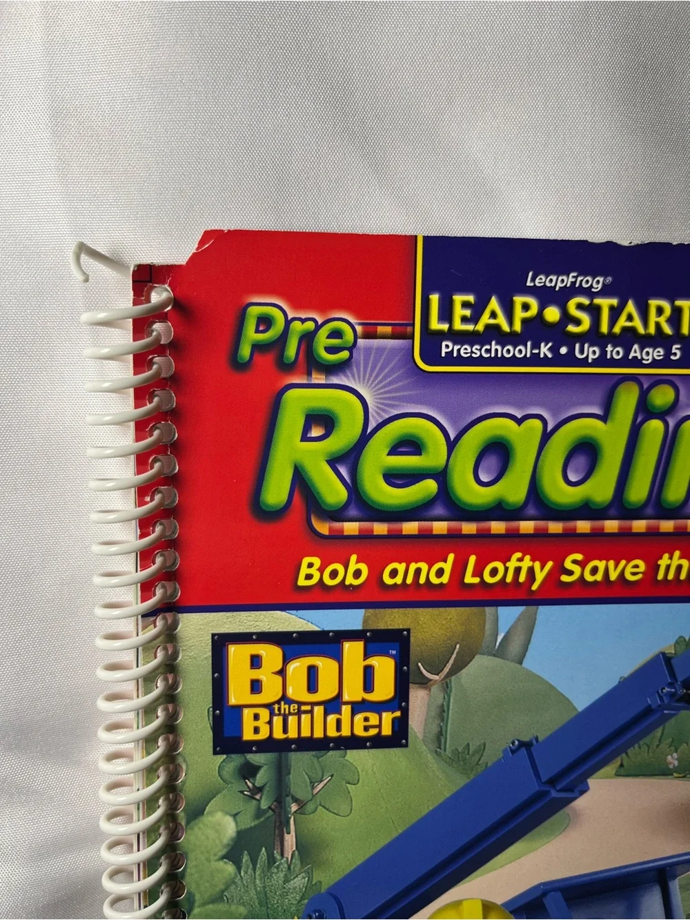 Vintage LeapFrog LeapPad Bob & Lofty Save the Day Book & Cartridge Pre-Reading